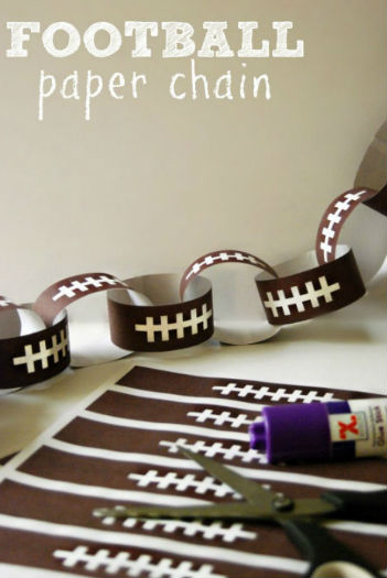 football_paper_chain