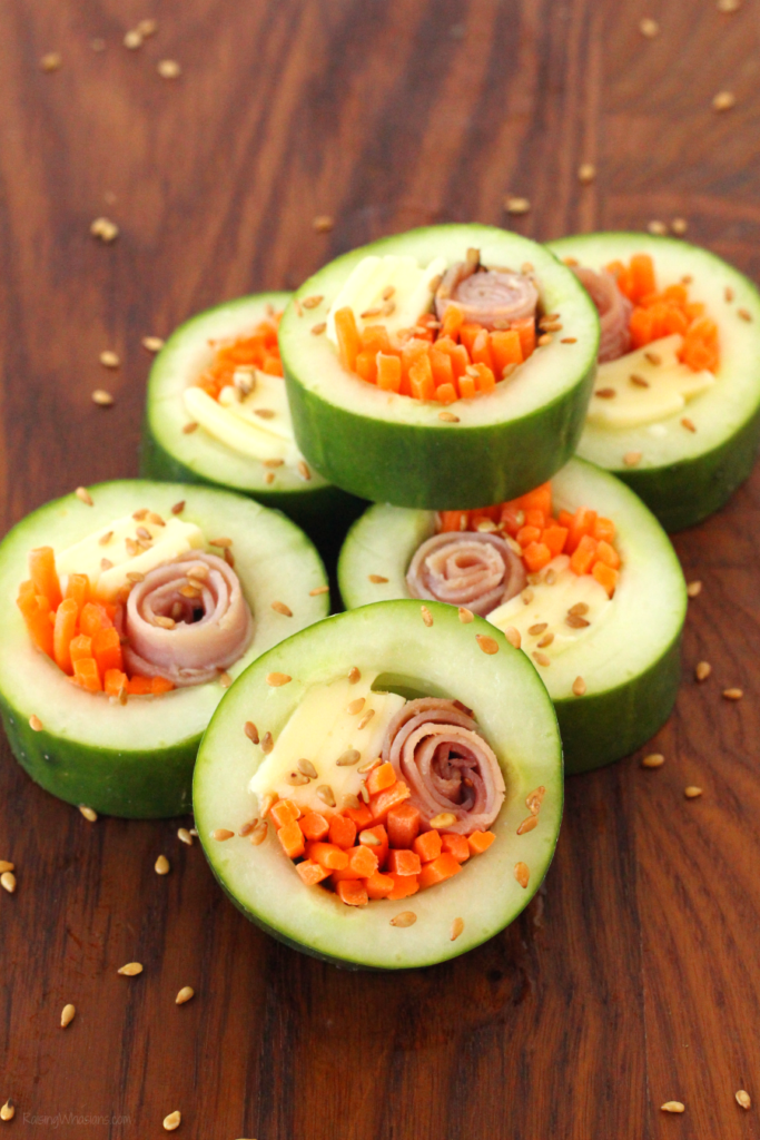 Raising Whasians Cucumber Sushi