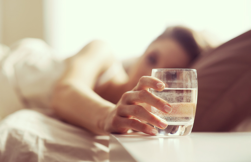 Glass of water