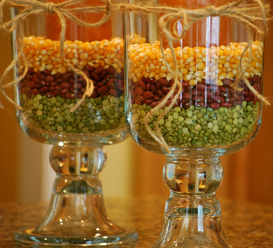 empty fall vases