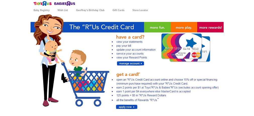 toyr r us credit card