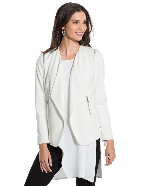 BLACK LABEL Zipper Blazer