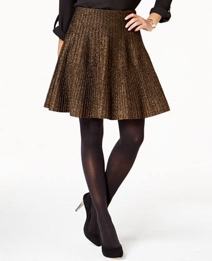 Grace Elements Ribbed Sweater Skirt