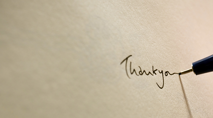 The Art of the Thank You Note