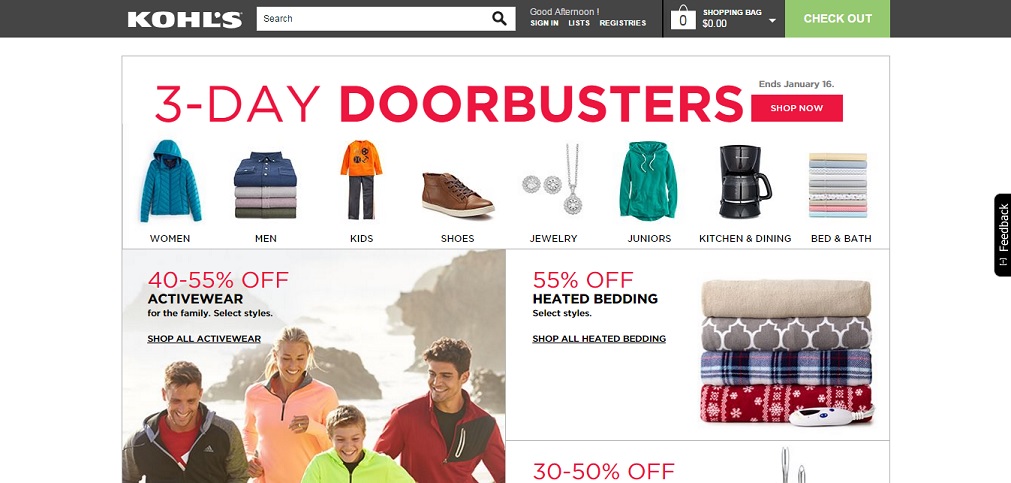 Kohl's Homepage