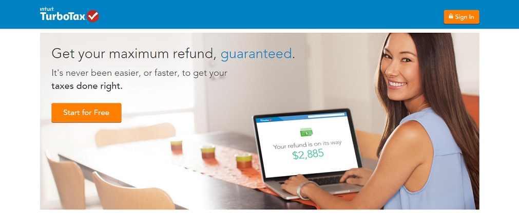TurboTax Tax Filing Homepage