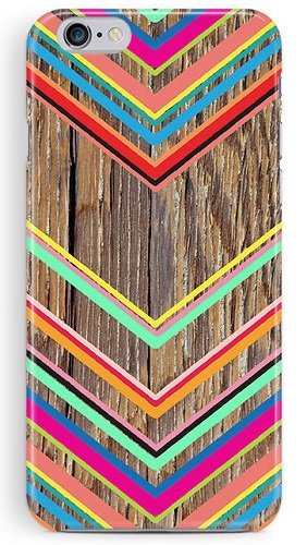 Neon Chevron iPhone Case