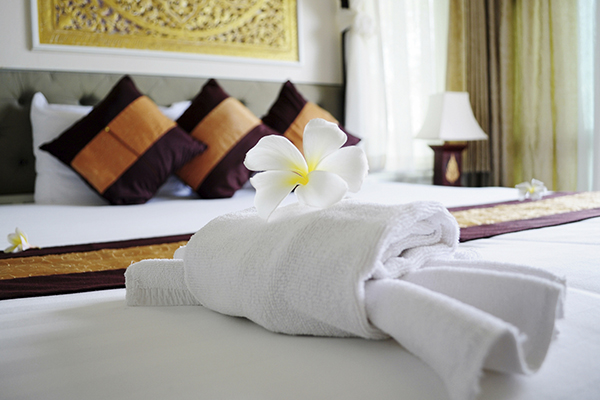 Hotel Room Bed