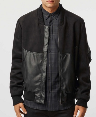 Black Bomber Jacket