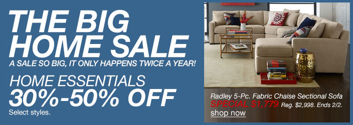 Macy's Big Home Sale