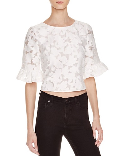 Rebecca Minkoff Isabella Lace Crop Top
