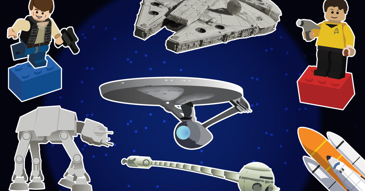 How Many LEGO Would It Take to Build These Sci-Fi Megastructures?