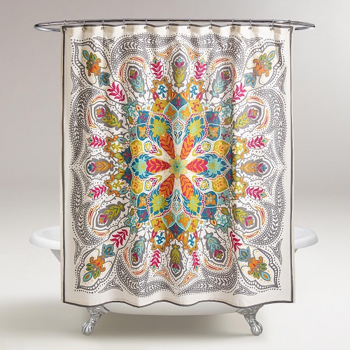 Andana Medallion Shower Curtain