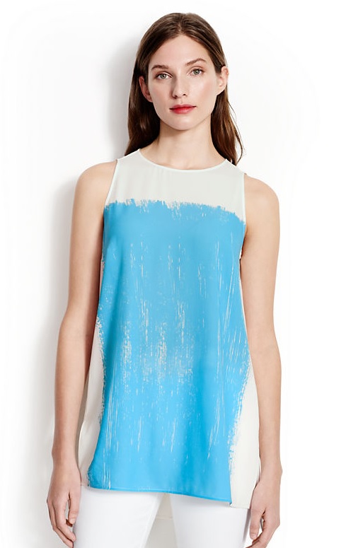 Sleeveless tunic top