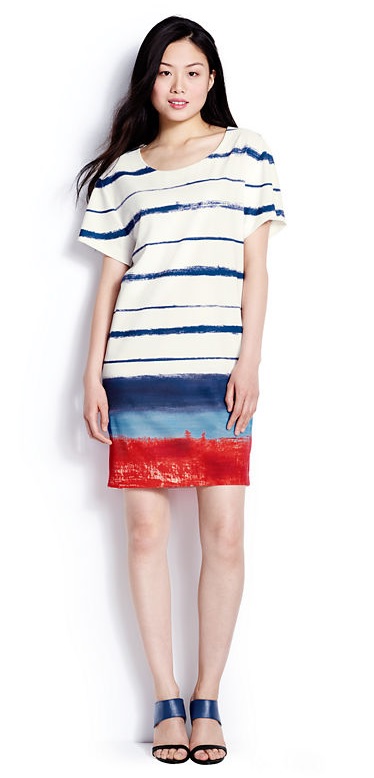 Striped t-shirt dress