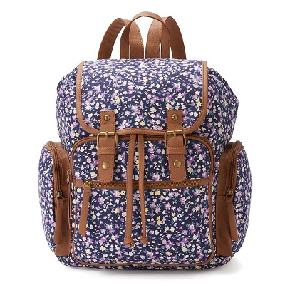 Floral backpack