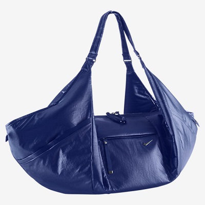 Blue Nike gym bag tote