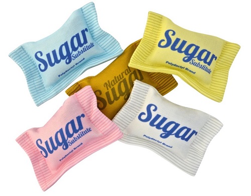 Sugar packet catnip cat toys