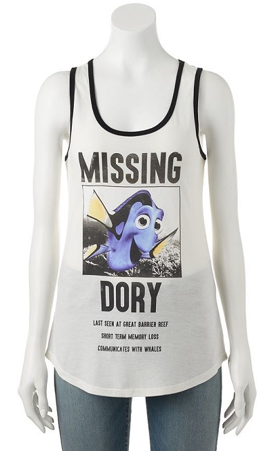 Disney Juniors Finding Dory Graphic Tank Top