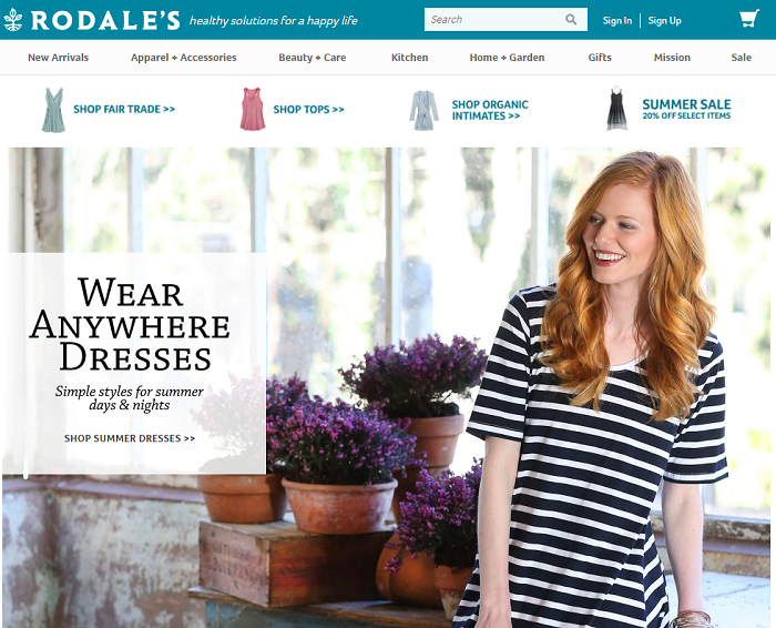 Rodales.com homepage