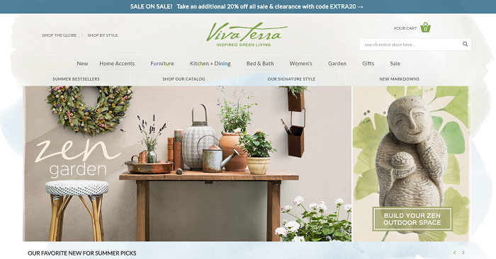 vivaterra.com homepage