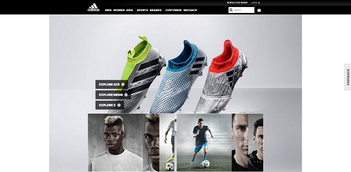 adidas.com homepage