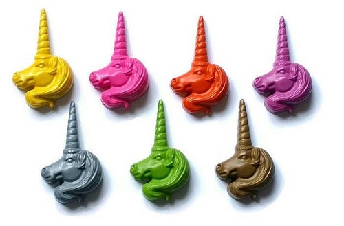 Unicorn crayons