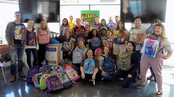 Ebates CARES: Back to School Backpack Drive