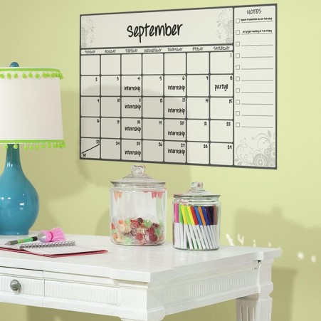 Whiteboard wall calendar