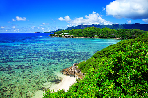 Island Moyenne, Sainte Anne Marine National Park.