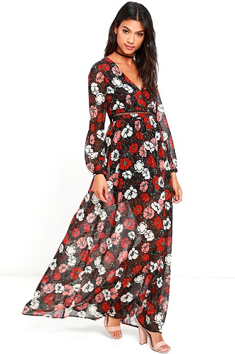 Floral maxi dress