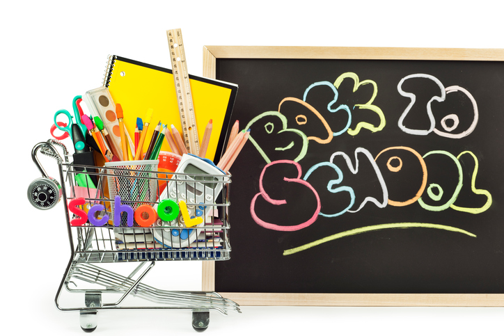 Back to school shopping