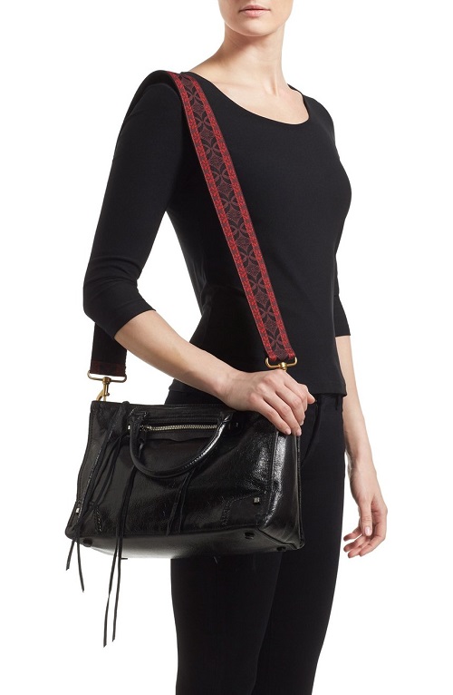 Rebecca Minkoff Embroidered Guitar Bag Strap