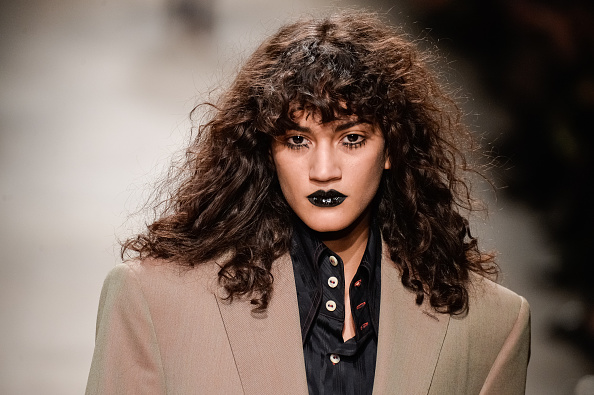 A model walks the runway during the Vivienne Westwood show as part of the Paris Fashion Week Womenswear Fall/Winter 2016/2017 on March 5, 2016 in Paris, France.