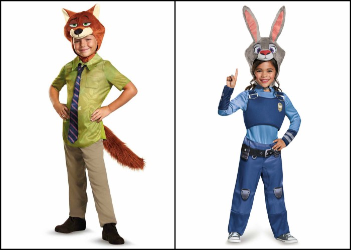 Zootopia kids Halloween costumes