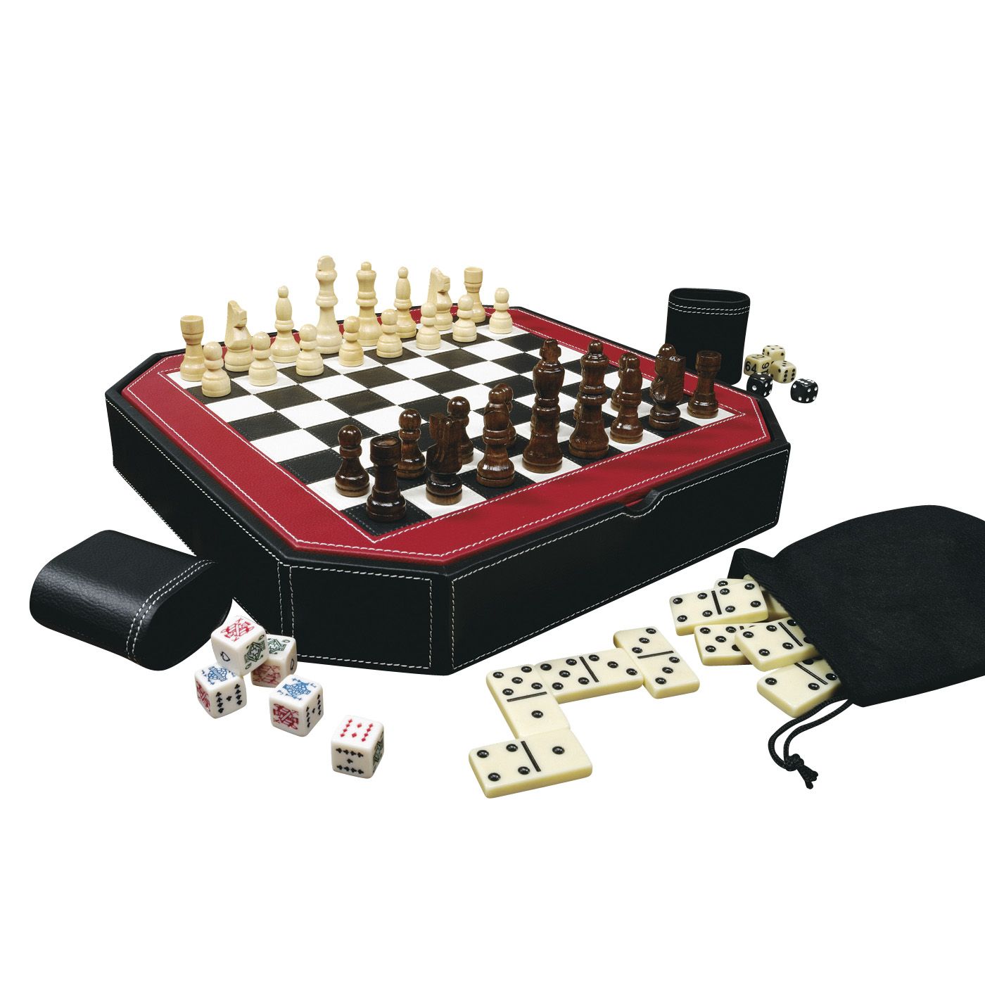 Mainstreet Classics Octagon 5 in 1 Combo Game Set