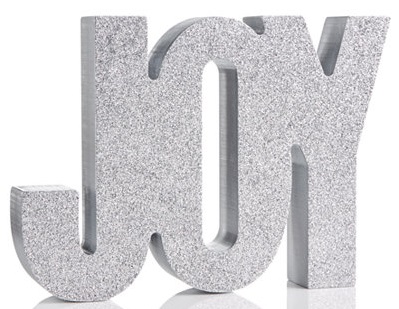 Holiday Lane Silver "Joy"