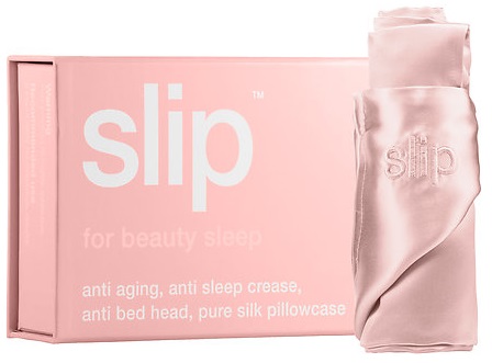 "Slip Silk Pillowcase, $79"