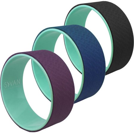 Yoga Wheel with Premium TPE Mat Material