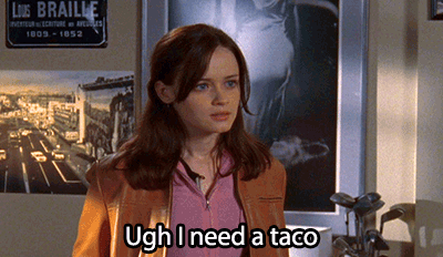 Gilmore Girls taco GIF