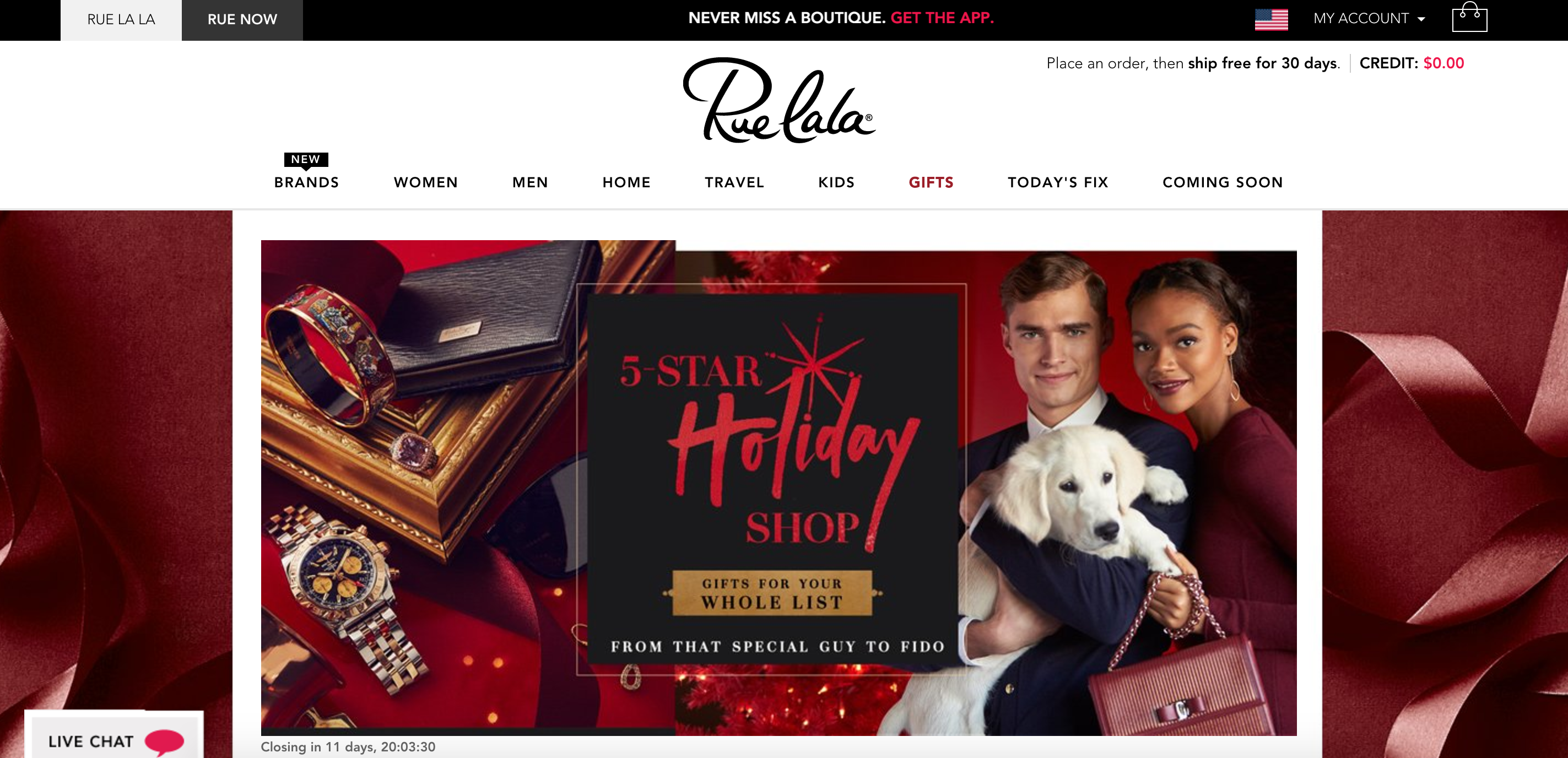 Rue La La Coupons & Cash Back