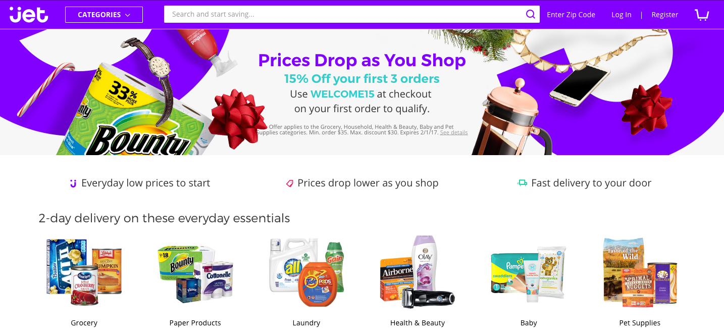 Jet.com Coupons & Cash Back