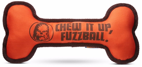 “Star Wars” “Chew It Up, Fuzzball” Bone Dog Toy