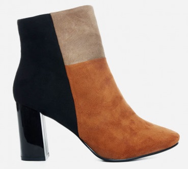 Shirleen Color-Block Ankle Booties