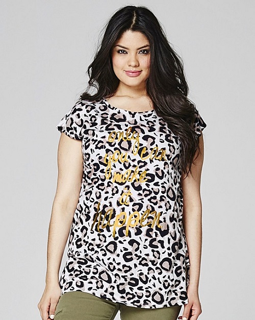 Animal Print “Only You” Tee