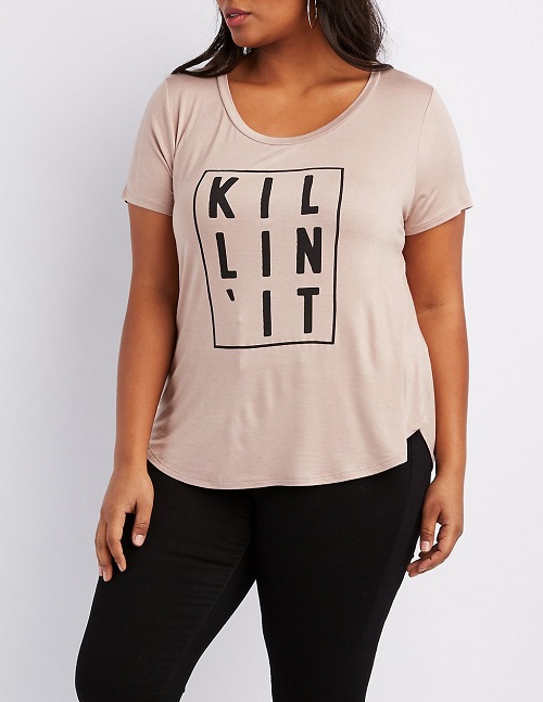 Plus Size Killin' It Graphic Tee