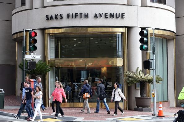 Saks Fifth Ave store front