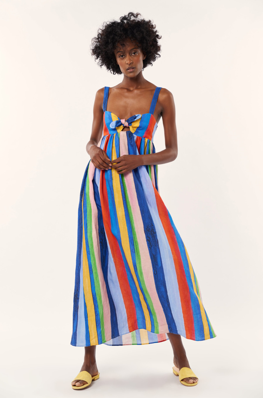 Striped Mara Hoffman Maxi Dress