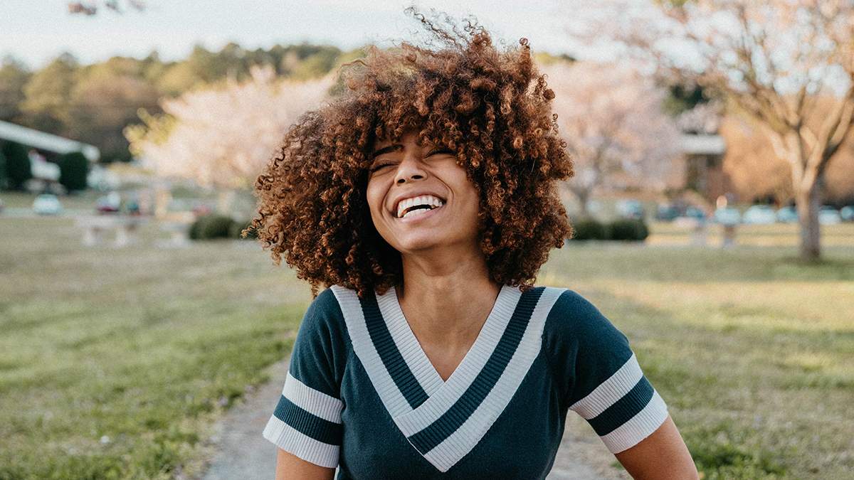 Girl laughing