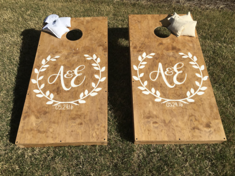 Personalized Etsy Cornhole Boards